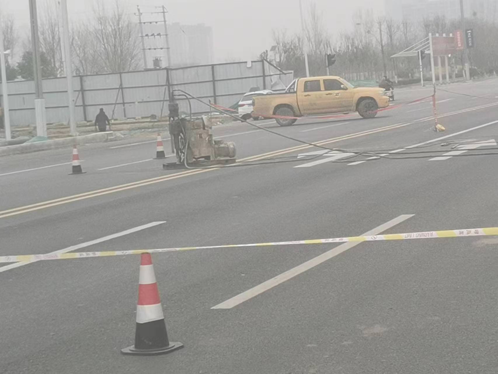 华容马路注浆